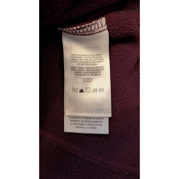 Columbia Herald Square Softshell Jacket Full Zip Plus Size 1X Burgundy EUC - Picture 5 of 8